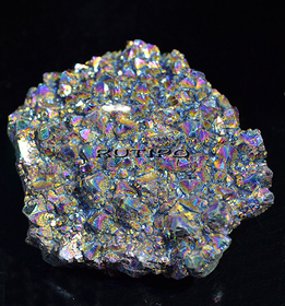 Друза кварца Rainbow Plated, 74*68*29мм, 174.19г
