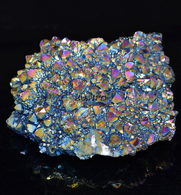 Друза кварца Rainbow Plated, 78*65*32мм, 182.7г