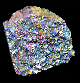 Друза кварца Rainbow Plated, 74*71*36мм, 312.5г