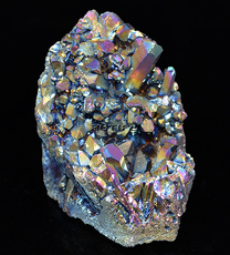 Друза кварца Rainbow Plated, 49*53*36мм, 95.47г