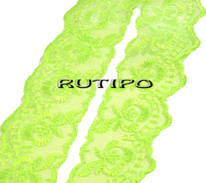Lace bright light green, 45mm * 1m