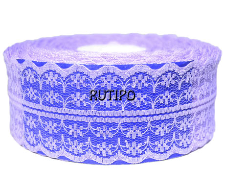 Кружево фиолетовое, 4.5см, 10м