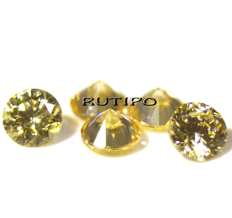 Кубический Циркон, Gold 1мм, шт