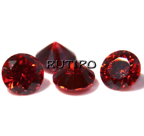 Кубический Циркон, Diamond, Dark Red 10мм, шт