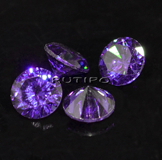 Кубический Циркон А, DarkViolet 5мм, шт