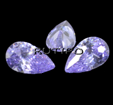 Кубический Циркон ААА, Pear, Lilac 8*5мм, шт
