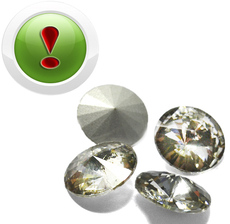 Риволи 10мм Crystal, шт 