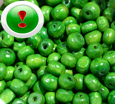 Намистина дерев'яна Green 6мм, шт