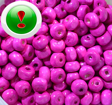 Wooden bead 6mm, pcs