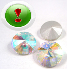 Rivoli Crystal AB, 18mm, pcs