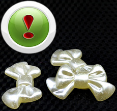 Acrylic bow 36 * 20mm, pcs