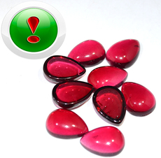 Кабошон MediumVioletRed, 18*13*7мм, шт 