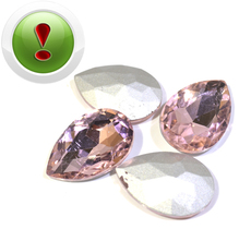 Капля для инкрустации PearlPink 29*20мм, шт