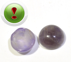 Cabochon Amethyst 10*5mm, pcs