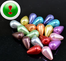 Acrylic pearl bead, 16 * 10mm, pcs