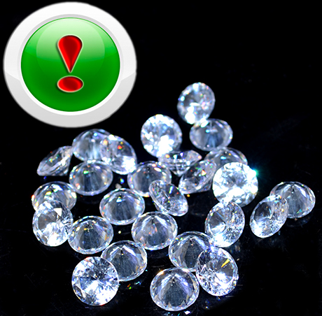 Кубический Циркон А, Clear 10мм, шт