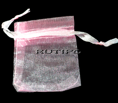 Organza bag Pink 7 * 5cm, pcs