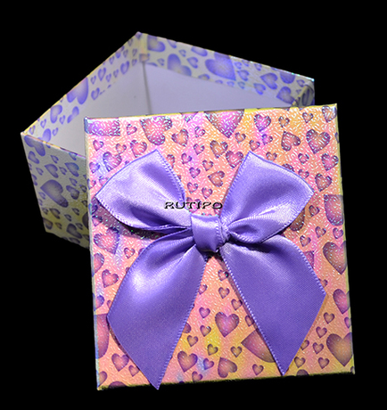 Коробочка "Сердце" Purple 9*5.5*8.5см, шт