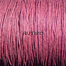 Waxed cord Camellia, 1mm, 1m