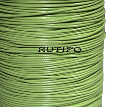 Korean waxed cord Olive Drab, 0.8mm, 1m