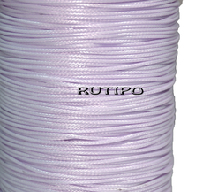 Korean waxed cord, light lilac, 0.8mm, 1m
