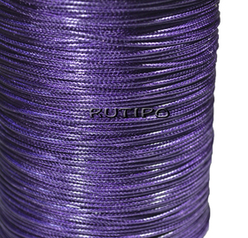 Korean waxed cord, purple, 0.8mm, 1m