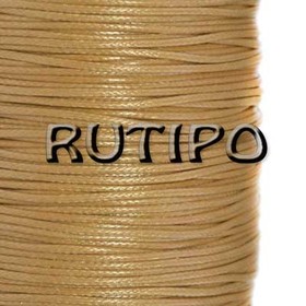 Korean waxed cord, beige, 1mm * 1m