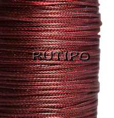 Korean waxed cord, burgundy-1, 1.5mm, 1m