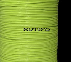 Korean waxed cord, bright green, 1.5mm, 1m