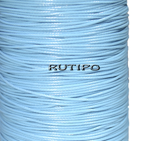 Korean waxed cord, light blue, 1.5mm*1m