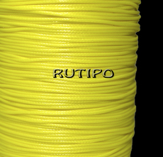 Korean waxed cord, lemon yellow, 2mm*1m
