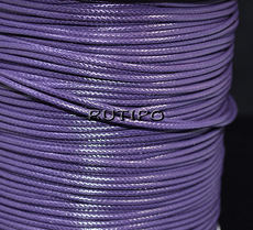 Korean waxed cord, dark purple, 2mm, 1m