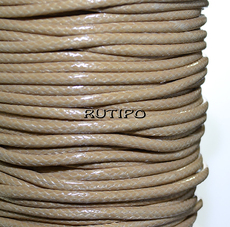 Korean waxed cord, beige, 3mm*1m
