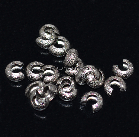 Кримп фактурный Gunmetal 4мм, шт