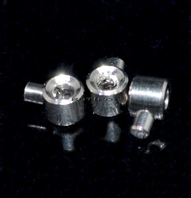 Stainless Steel Crimp Bead 3mm, pcs