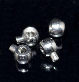 Stainless Steel Crimp Bead 4.5*3.5mm, pcs