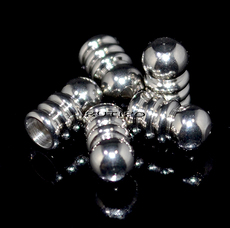 End cord Stainless Steel, 8*4mm (size 3mm), piece