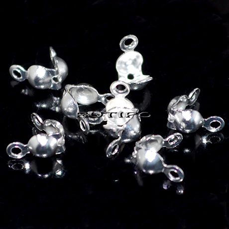 Каллот мед.сталь Silver Plated, 7.5*4мм, шт