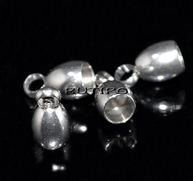 End cap Stainless Steel, 8*4.5mm (size 3mm), piece