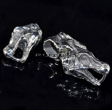 Cord End Stainless Steel, 29*17*14mm (size 8mm), pcs