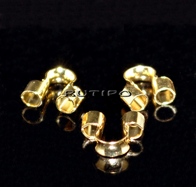 Протектор захисний мед.сталь 18k Gold 6*5.5мм, шт