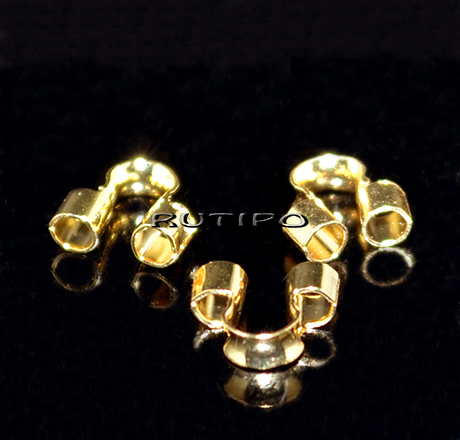 Протектор защитный мед.сталь 18k Gold 6*5.5мм, шт