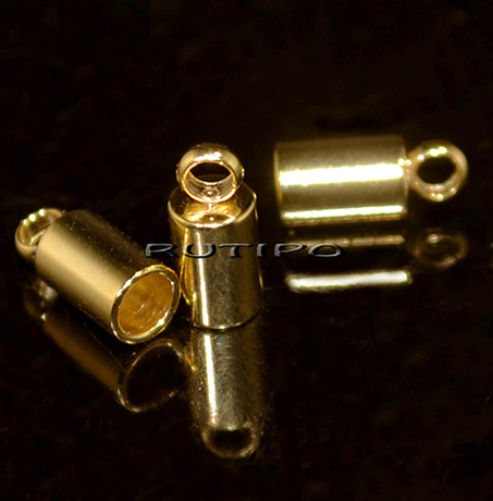 Концевик мед.сталь Golden, 9*4мм (в\д 3мм), шт