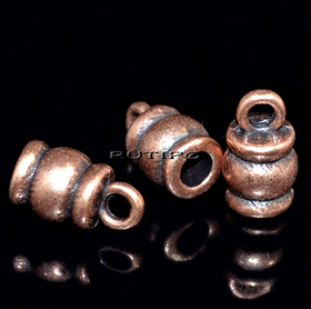 Концевик Antique copper, 11*7мм (в\д 3мм), шт