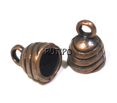 Концевик Antique copper, 11*9мм (в\д 6.5мм), шт