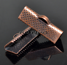 Зажим Antique copper 13*8мм, шт