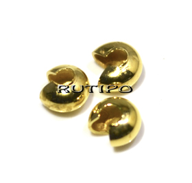 Crimp Golden 4mm, 100pcs