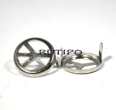 Decorative rivet for silver, 16mm, pcs.