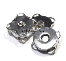 Magnetic sew-on button, 11 * 11mm, pcs