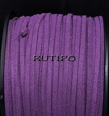 Замшевий шнур Purple, 3*1.5мм, 1м